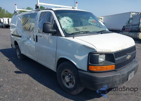 2011 Chevrolet Express 2500 Work Van из США, поврежденный, VIN 1GCWGFCAXB1170313